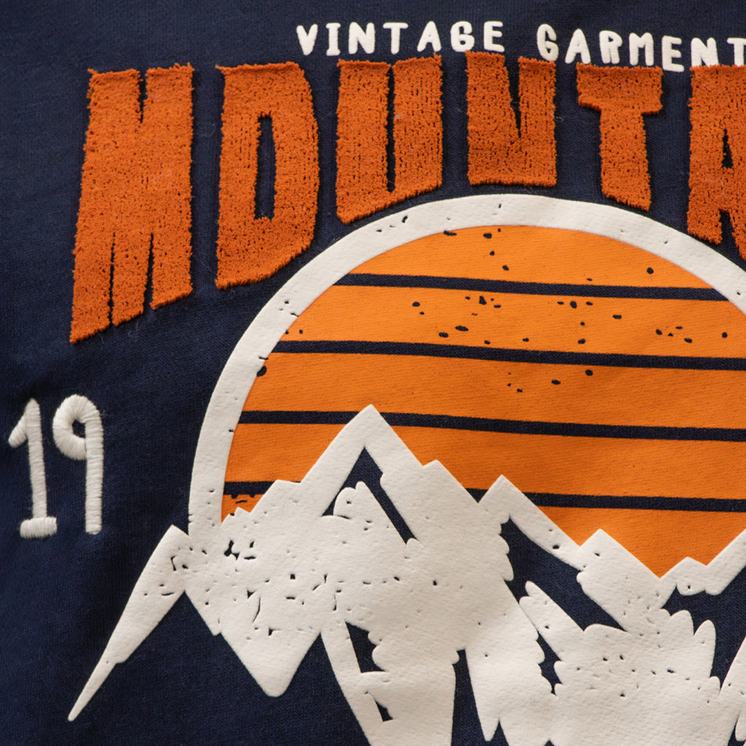 F.K. Moški pulover Mountain Adventure - Modra