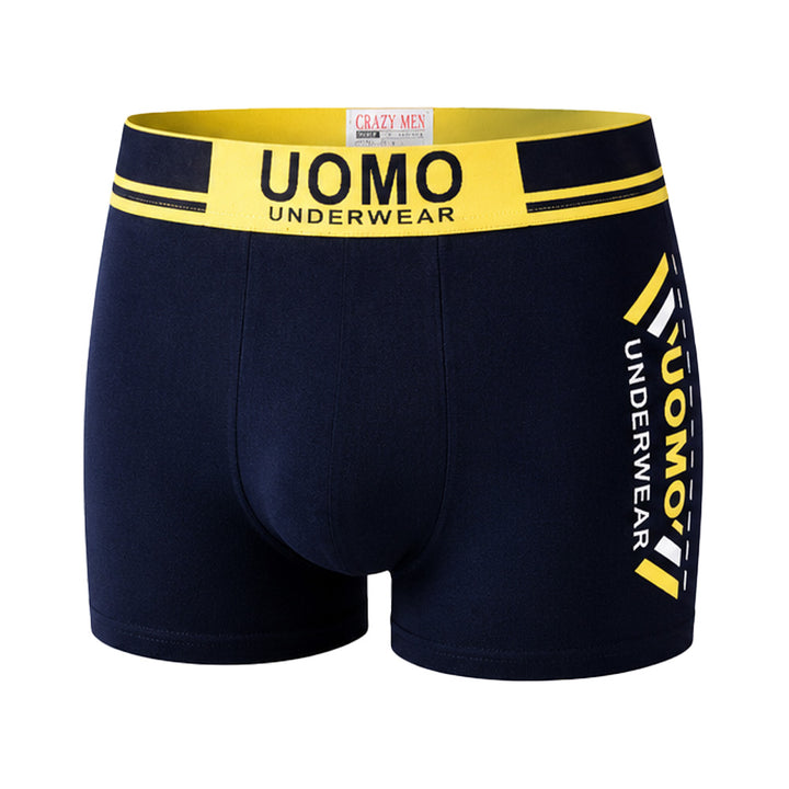 3-PACK moške boksarice Uomo Gold Motion