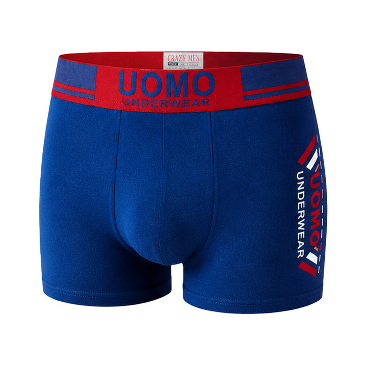 3-PACK moške boksarice Uomo Gold Motion
