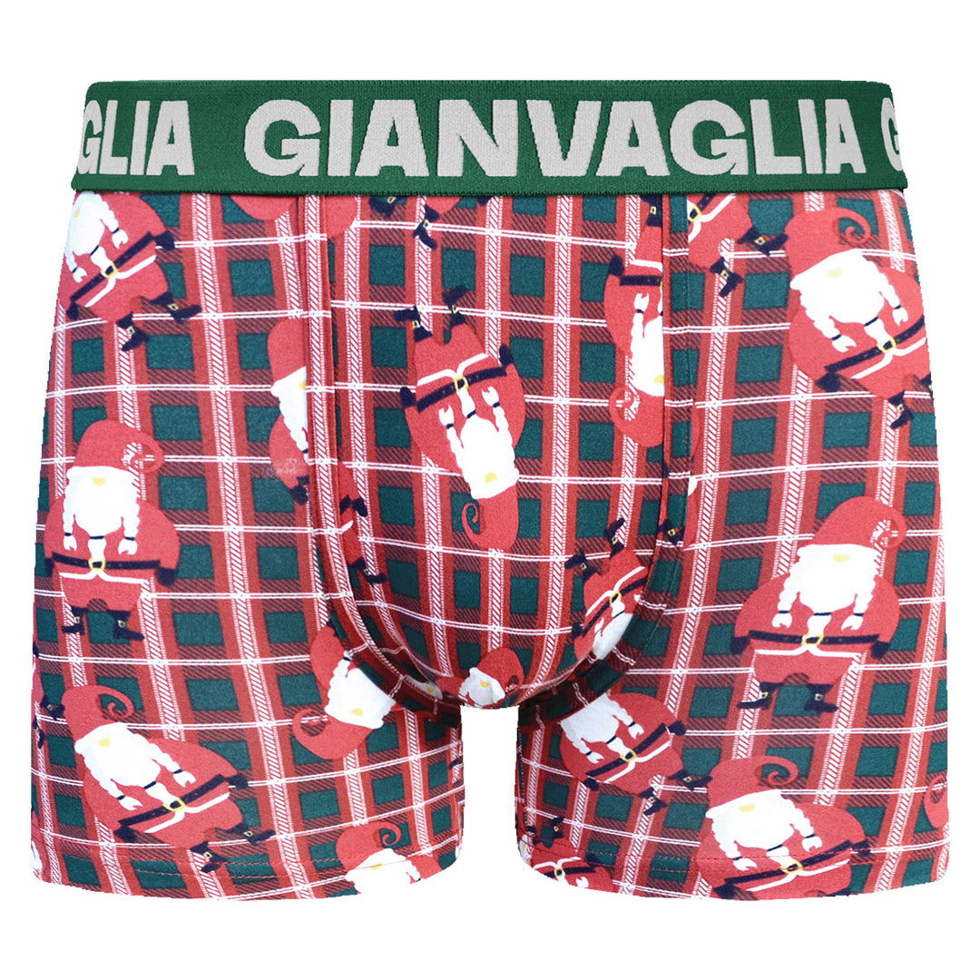 5-pack moške boksarice Gianvaglia Deluxe božični komplet 007