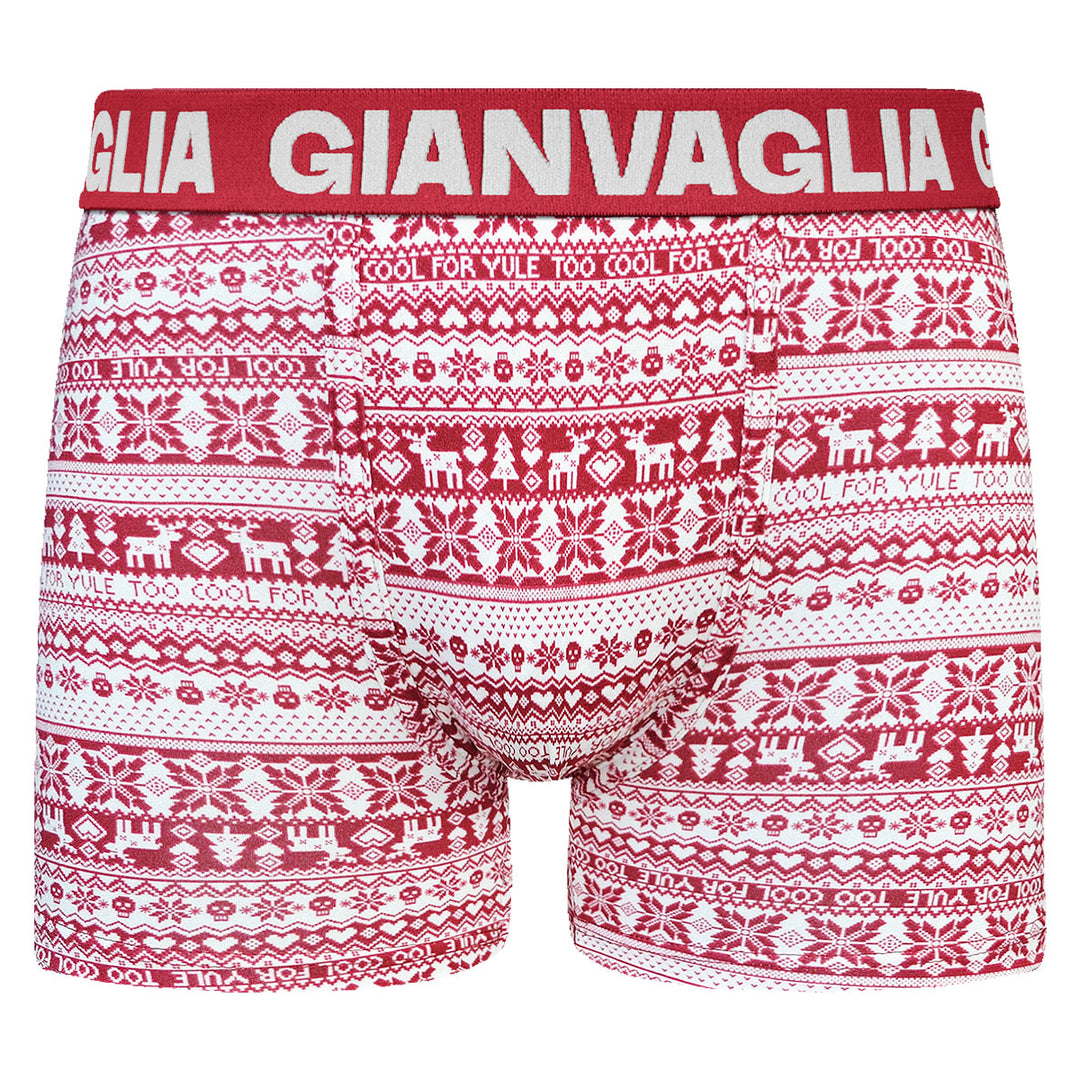 5-pack moške boksarice Gianvaglia Deluxe božični komplet 008
