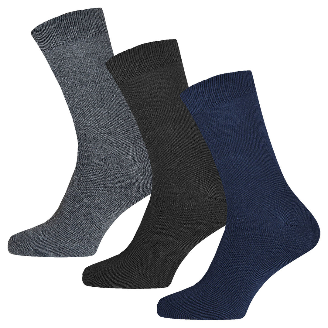 Gianvaglia moške bombažne nogavice 3 pari Essential Comfort
