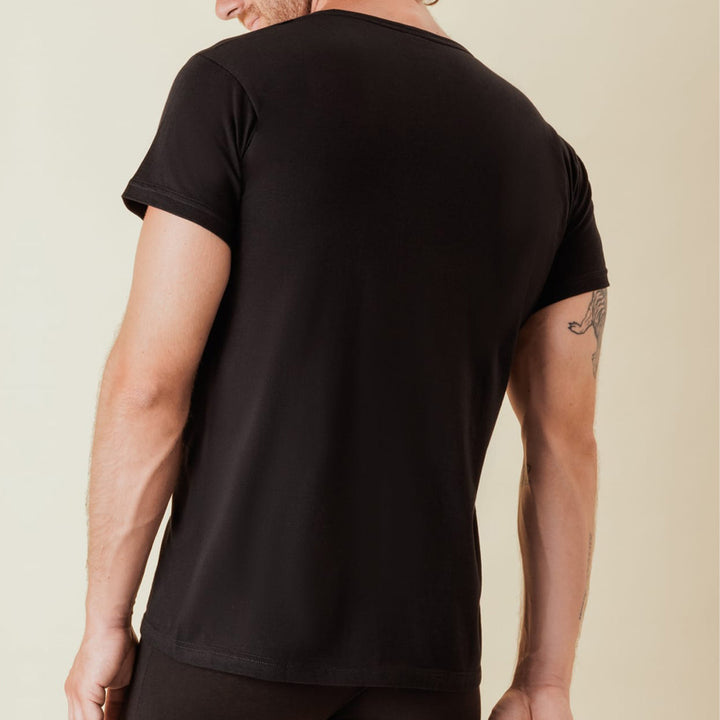 MarcLuis Moška kratka majica Luca - črna
