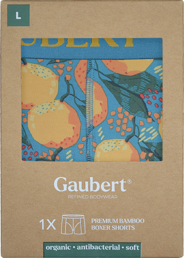 Moške boksarice Gaubert Bambus Citrus 002