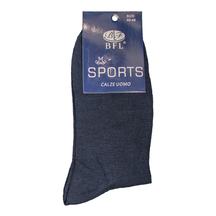 Bombažne moške nogavice BFL Sport - Temno modra