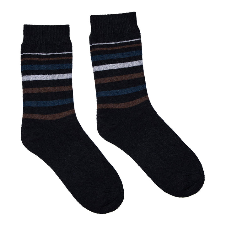 B.FORTUNA moške volnene nogavice Arctic Line - črna