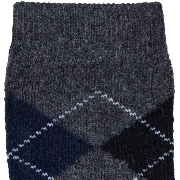 B.FORTUNA moške volnene nogavice Alpine Karo - temno siva