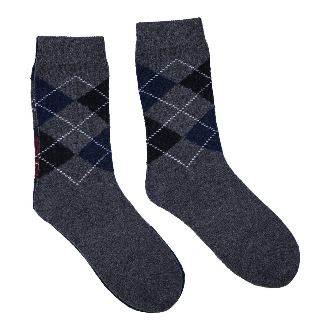 4 Pari B.FORTUNA Alpine Karo volnene moške nogavice