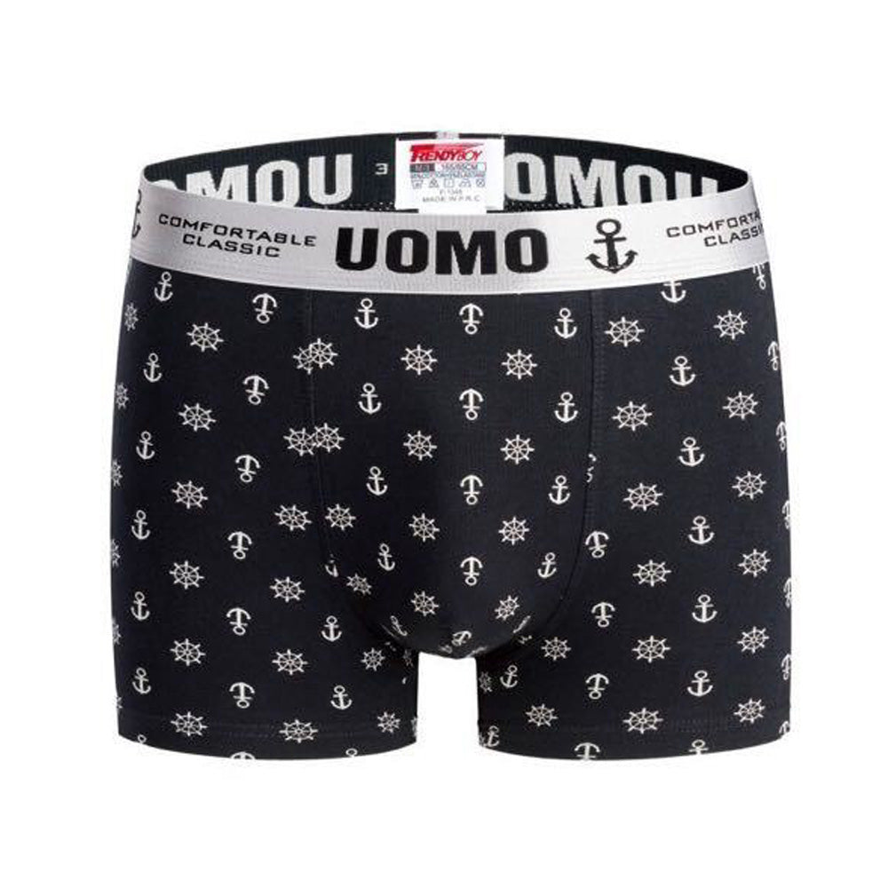 3-PACK moške boksarice Uomo Anchor Line