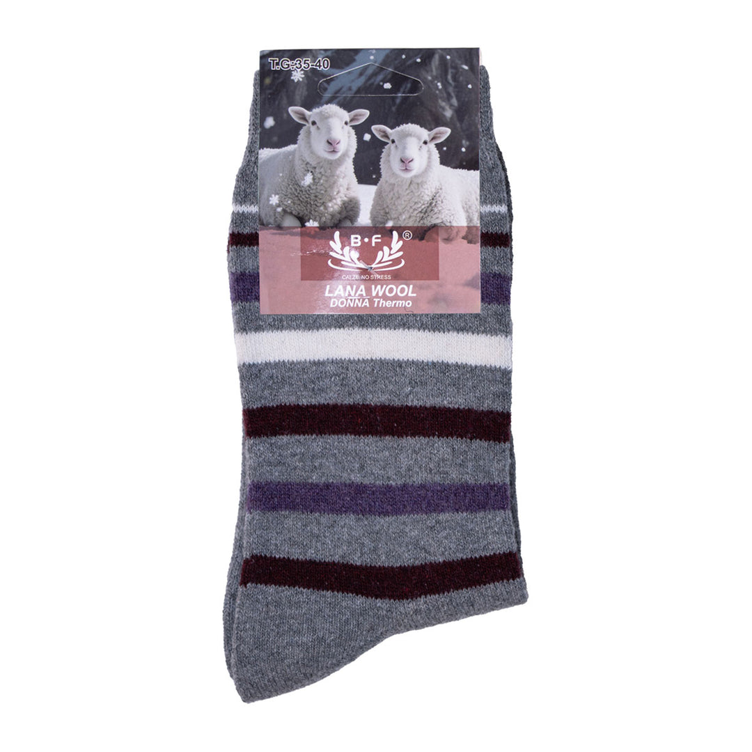 B.FORTUNA ženske volnene nogavice Arctic Line - Siva