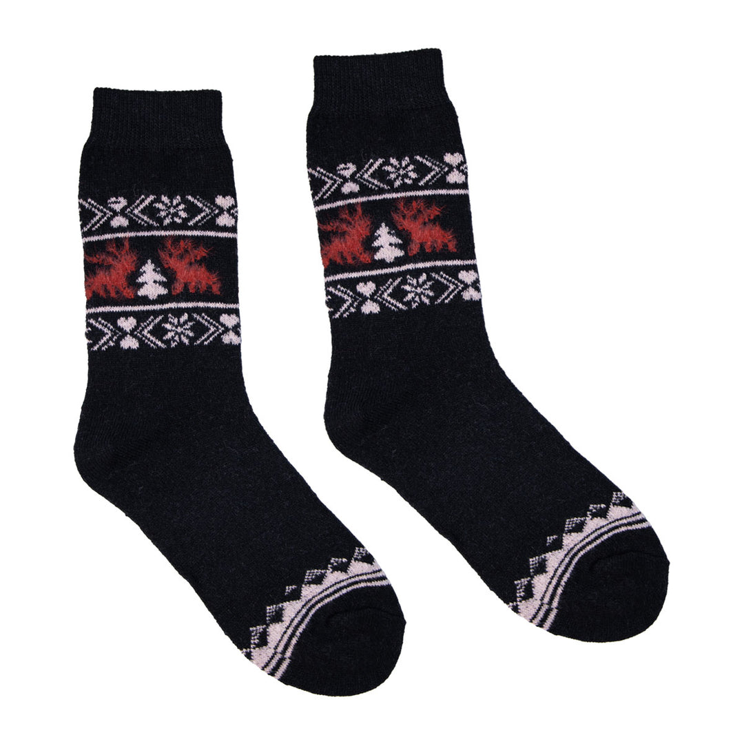 3 Pari B.FORTUNA Nordic Forest volnene ženske nogavice