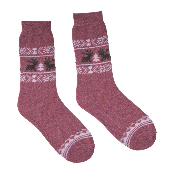 3 Pari B.FORTUNA Nordic Forest volnene ženske nogavice