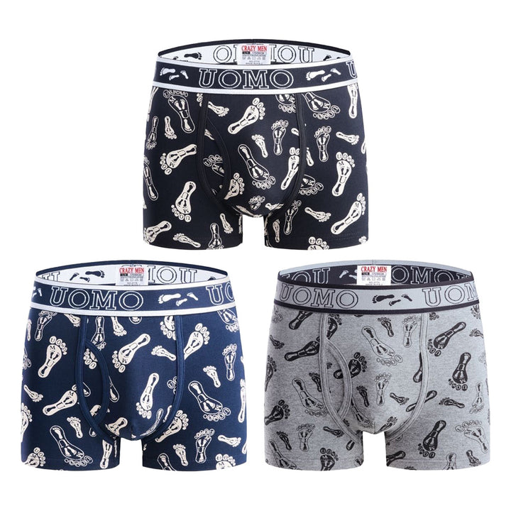 3-PACK moške boksarice Uomo Move Forward