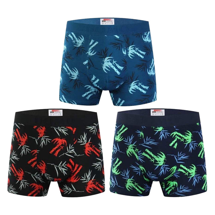 3-PACK moške boksarice Uomo Wild Motion