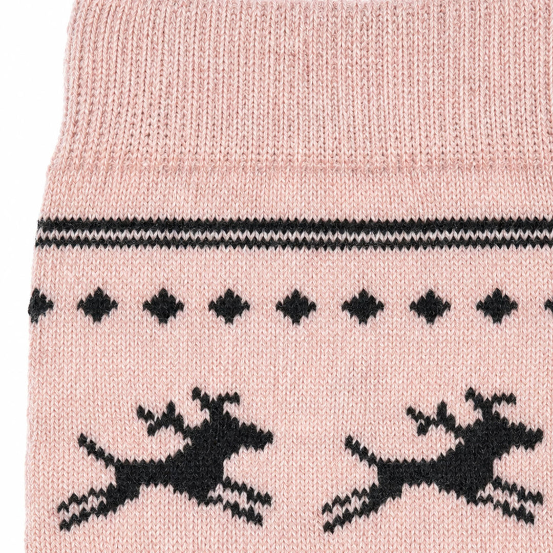 3 Pari B.FORTUNA Nordic Reindeer volnene ženske nogavice