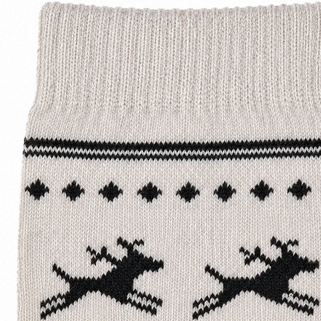 3 Pari B.FORTUNA Nordic Reindeer volnene ženske nogavice