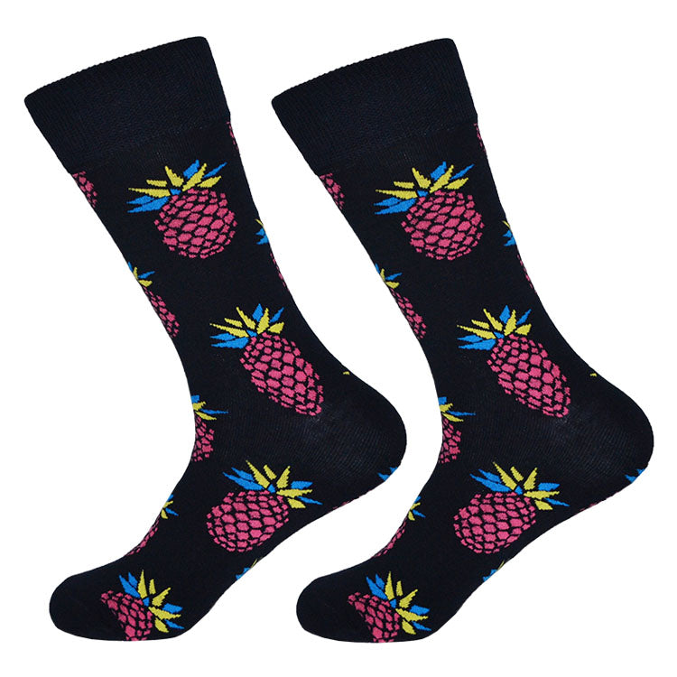 Dutch Pop vesele happy socks pisane nogavice ananas