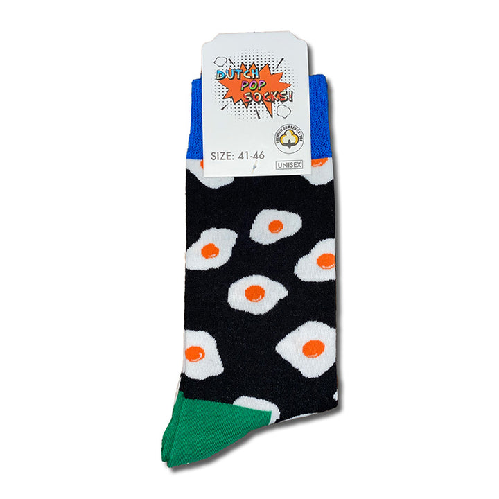 Dutch Pop vesele happy socks pisane nogavice jajce