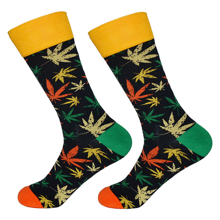 Dutch Pop vesele happy socks pisane nogavice javor