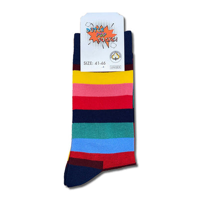 Dutch Pop vesele happy socks pisane nogavice mavrica