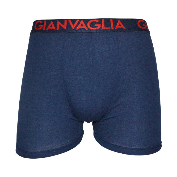 3-PACK moške enobarvne boksarice Gianvaglia