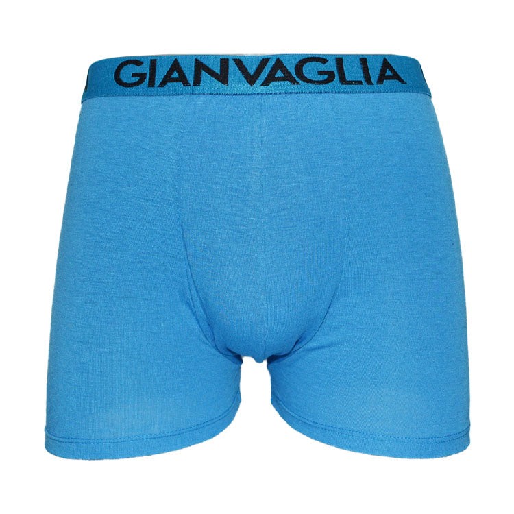 4-PACK moške enobarvne boksarice Gianvaglia