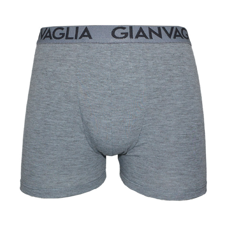 3-PACK moške enobarvne boksarice Gianvaglia