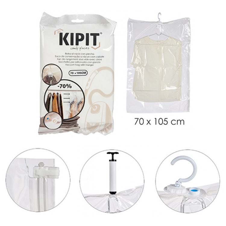Vakuumska vreča z obešalnikom KIPIT 70x105cm